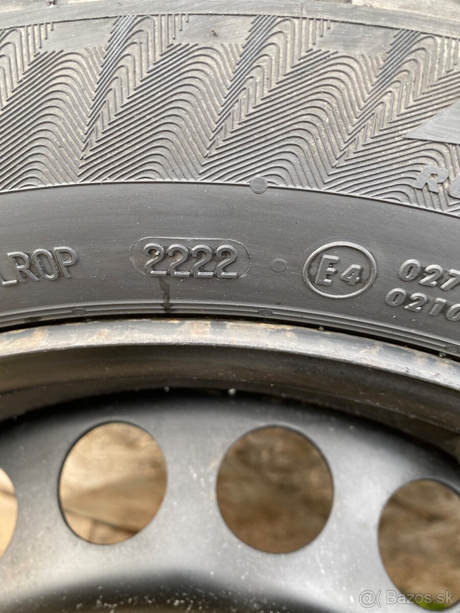 plechove disky zimne pneumatiky renault clio 4 IV 195/55/15 - 6