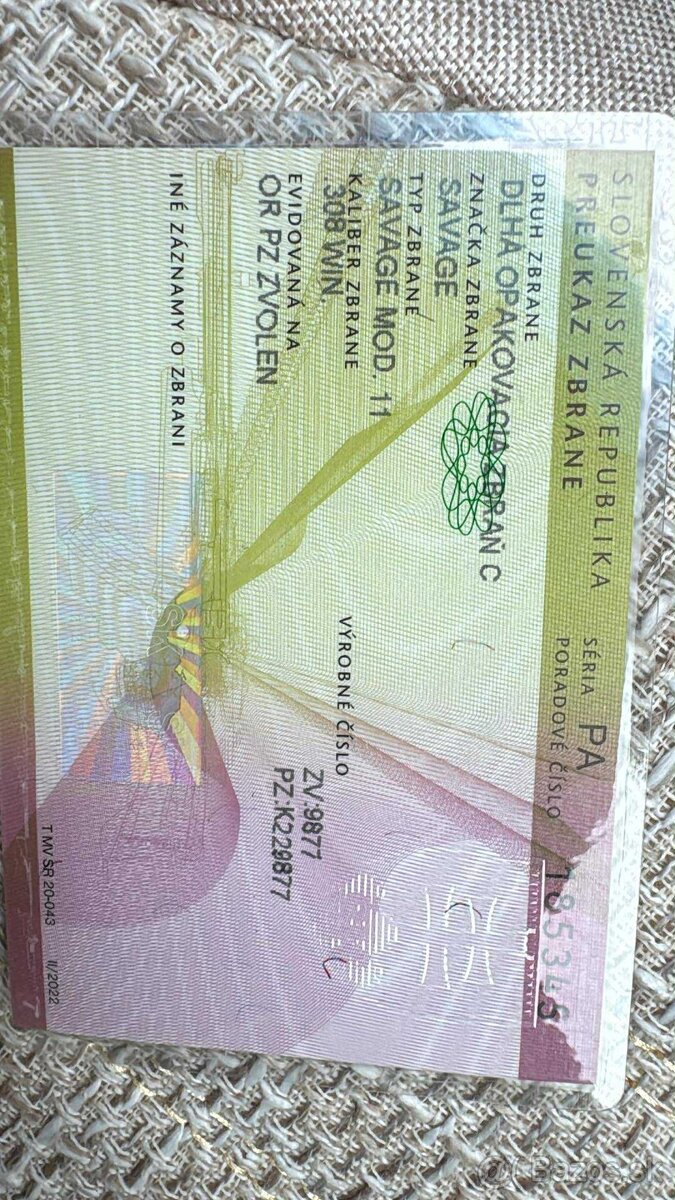 Predám Savage mod. 11 308 win. - 6