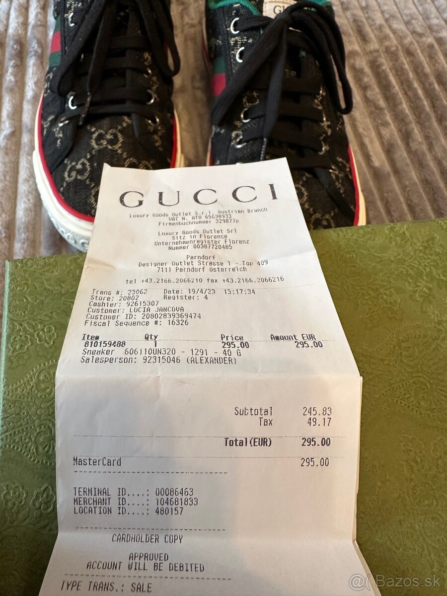 Gucci tenisky 606110OUN320 - 6