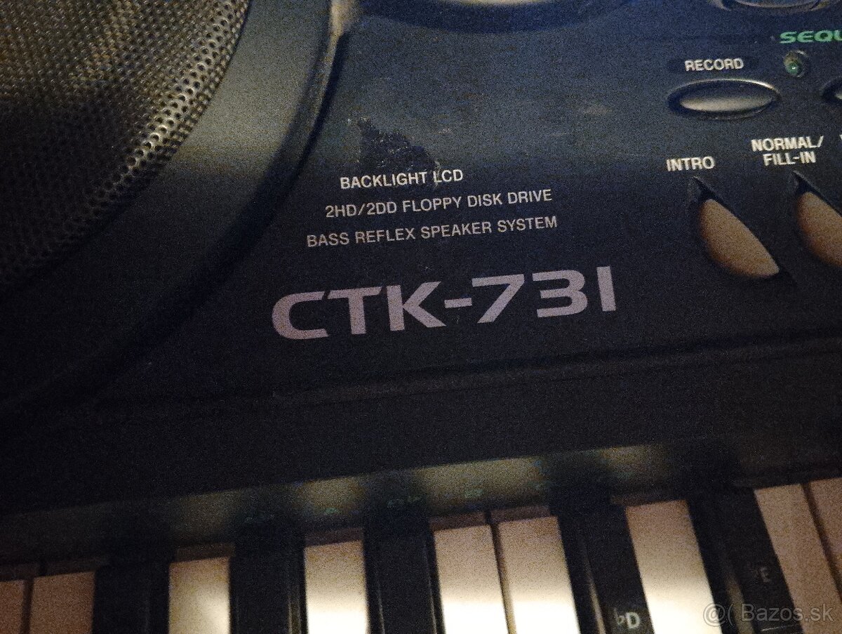 Predám klávesy Casio CKT-731 - 6