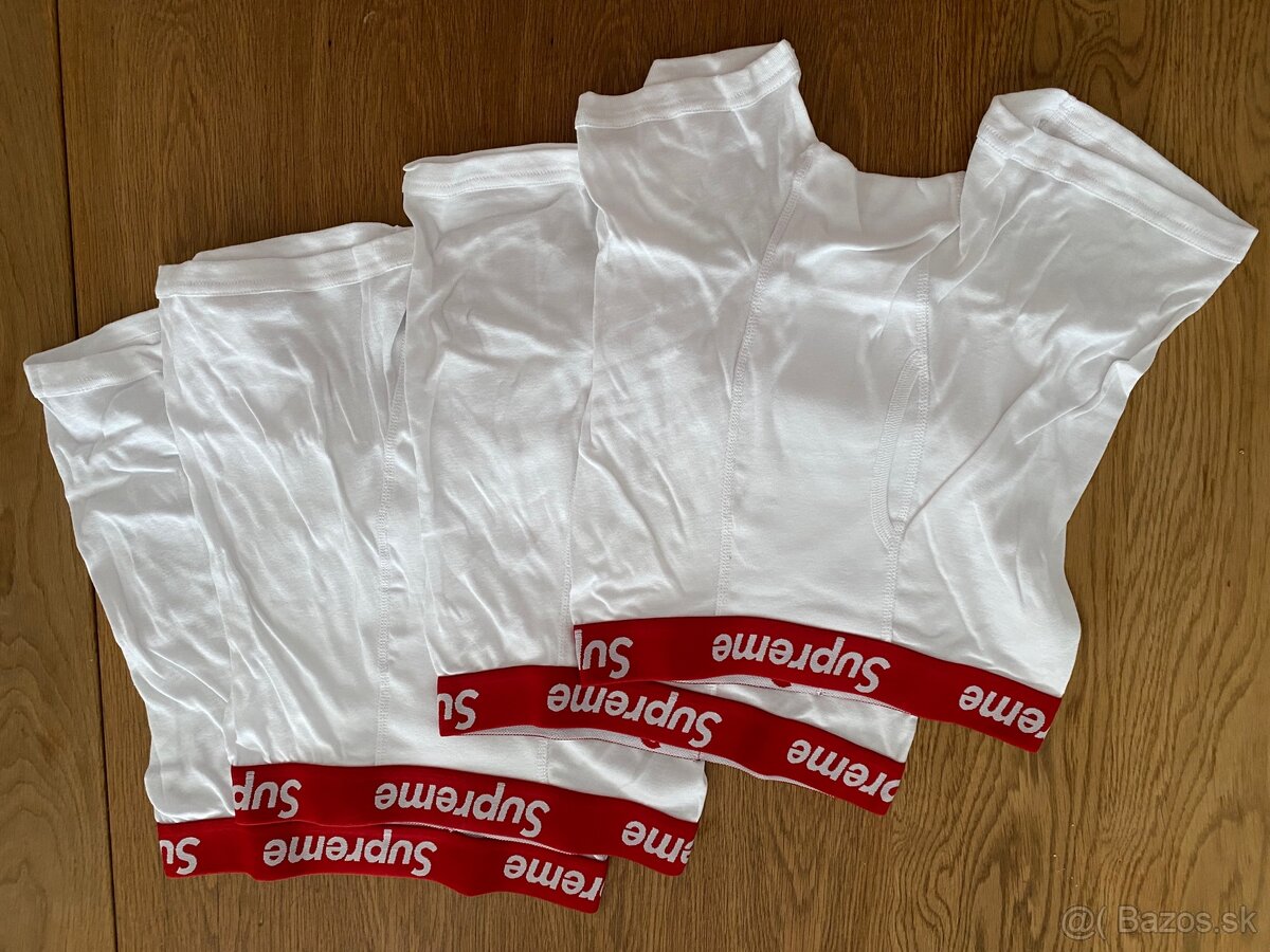 supreme boxerky biele veľ. S - 6
