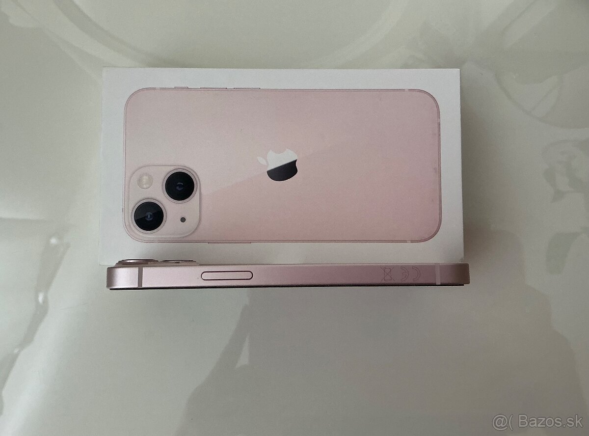 Predám Apple iPhone 13 mini 128GB- ružový - 6