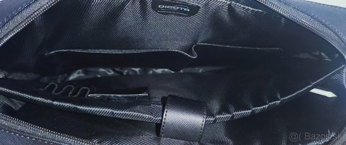 Elegantná taška Dicota na 13,3“-15,6“ notebook, bielo-čierna - 6