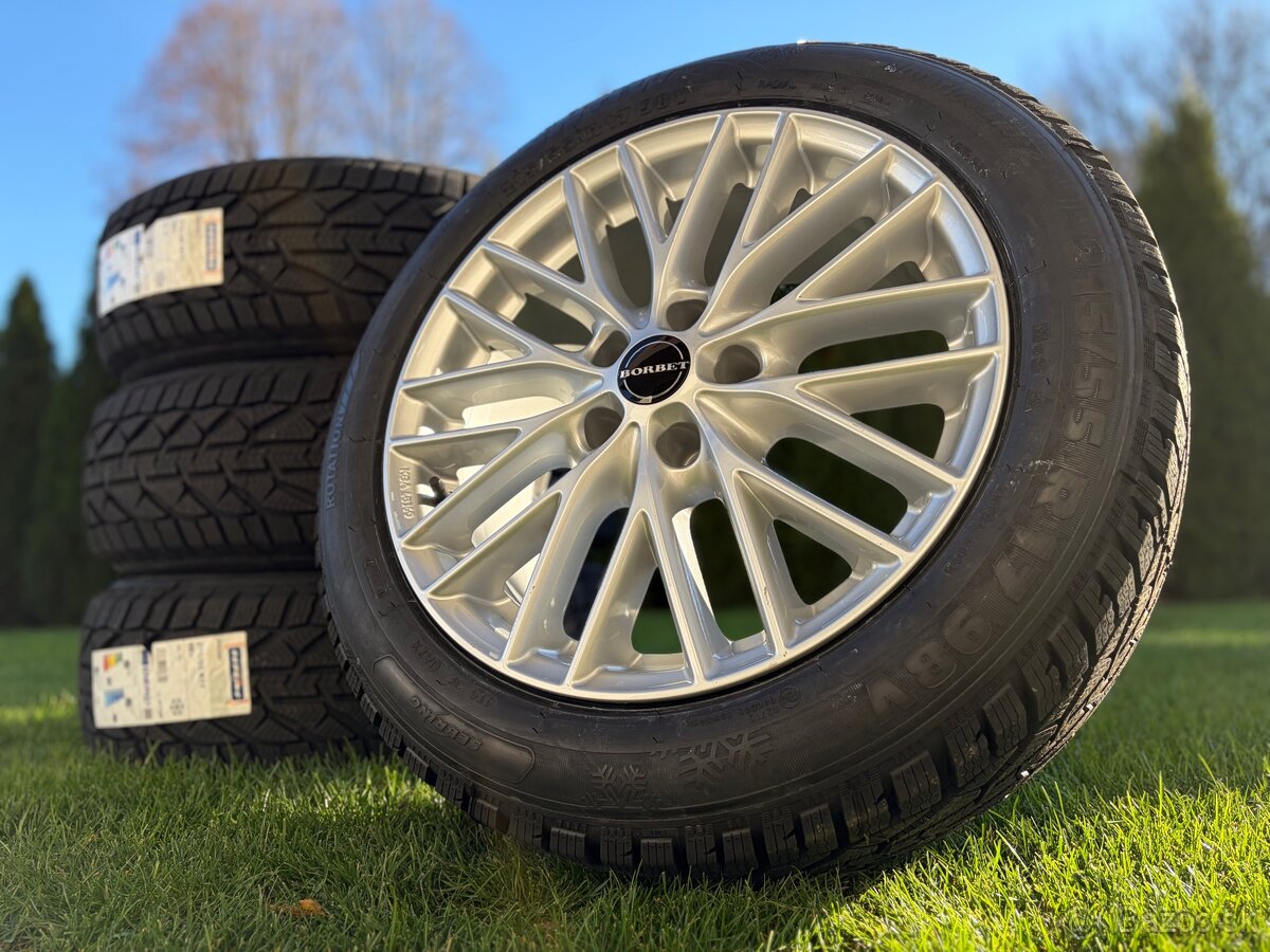 č15 Zimná sada BORBET 215/55 R17 NOVÉ - 6