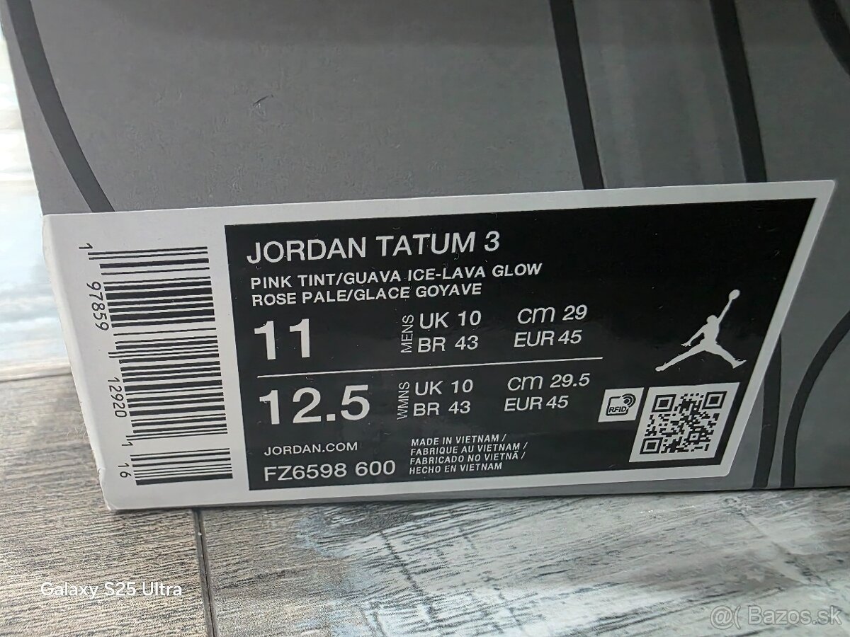 Original Nike Jordan tenisky velkost 45 - 6