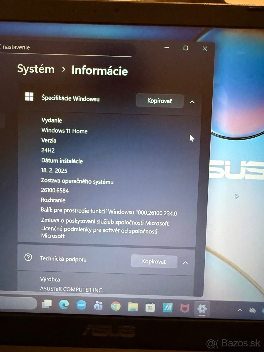 Asus Vivobook Intel i7 - 6