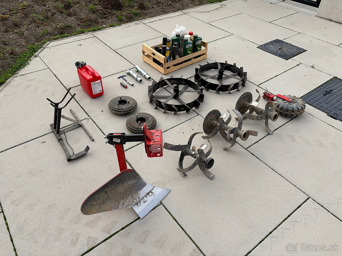 Predám kultivátor MS 16 + príslušenstvo - 6