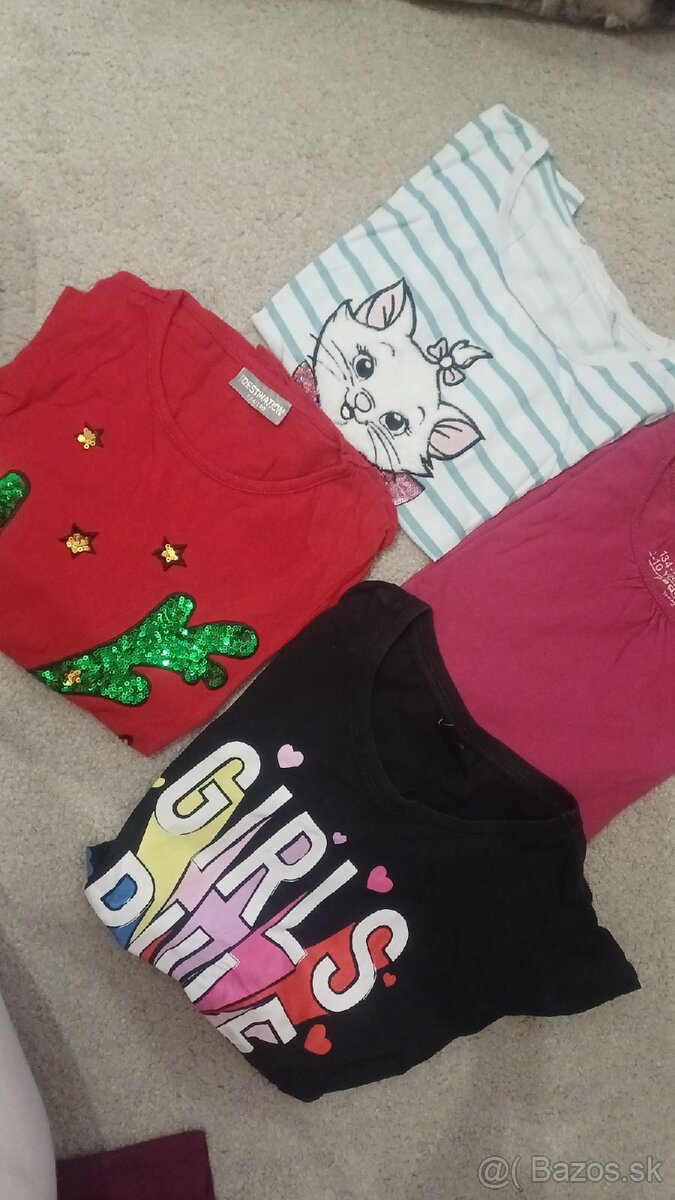 Balík oblečenia dievčatko 134-140 19ks - 6