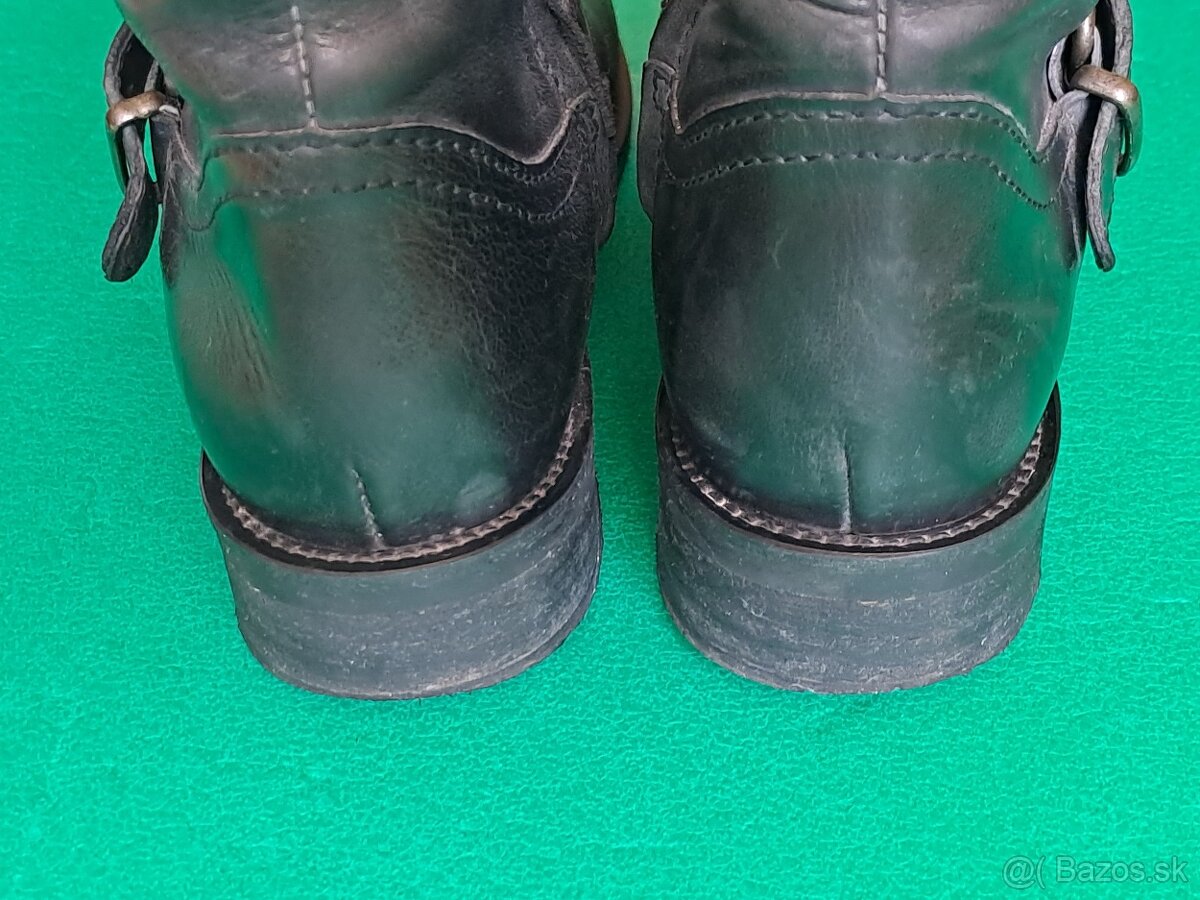 Dámske kožené čižmy nízke 37 - 6