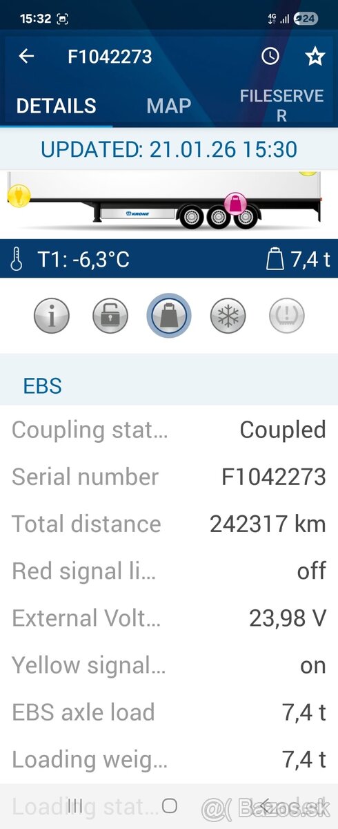 Predam chladiarensky náves značky Krone - 6