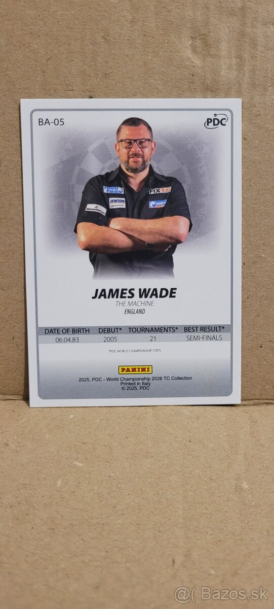 Hráči PDC Darts Šípky #1 2026 - 6