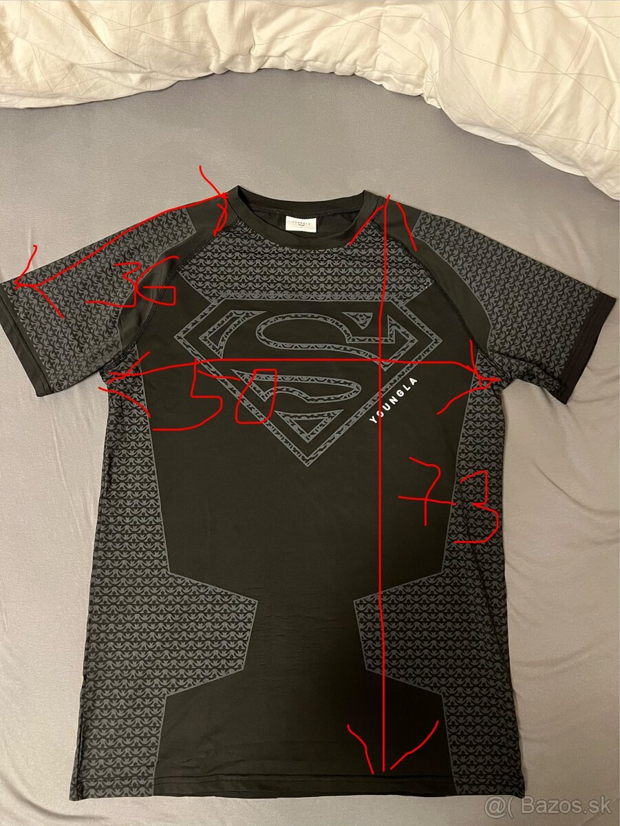 Youngla superman kompresné tričko - 6