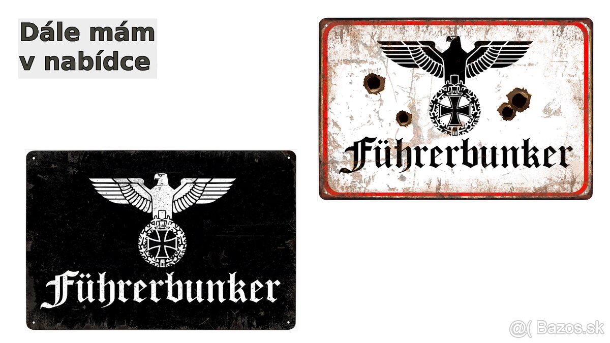 plechová cedule - Deutscher Volkssturm-Wehrmacht, Berlin 45 - 6