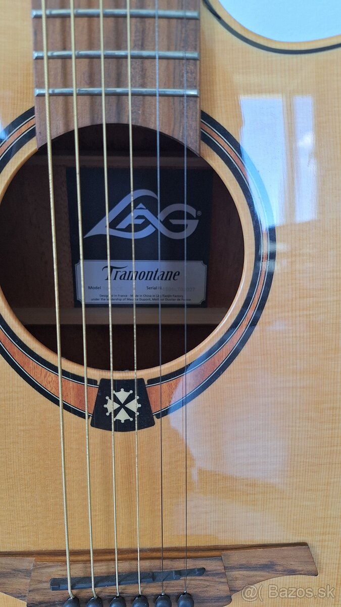 Elektroakustická gitara LAG - 6