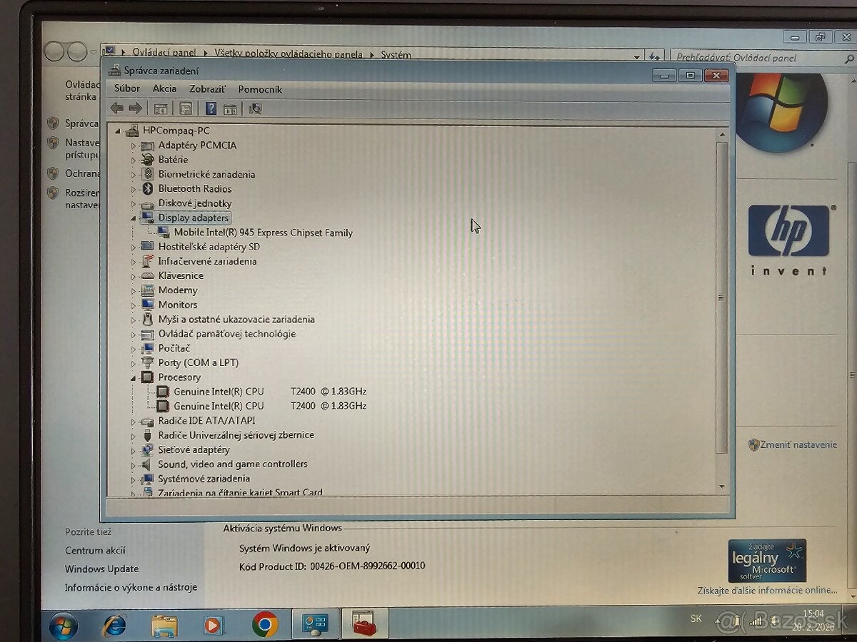 Notebook Hp compaq tc4400 - 6