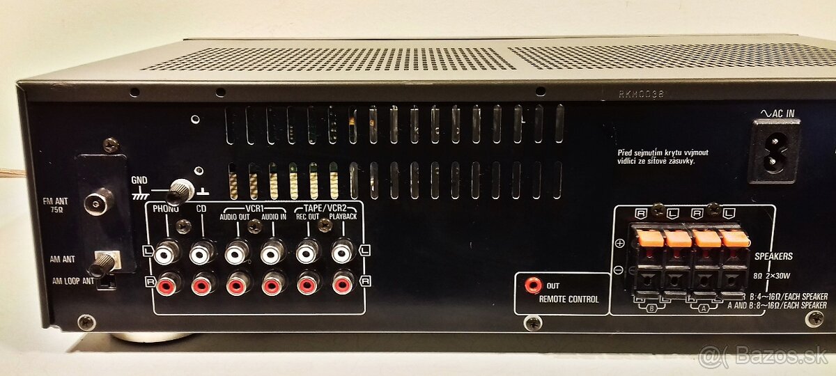 Zostava TECHNICS gramofon, equalizer, receiver, CD, deck B03 - 6