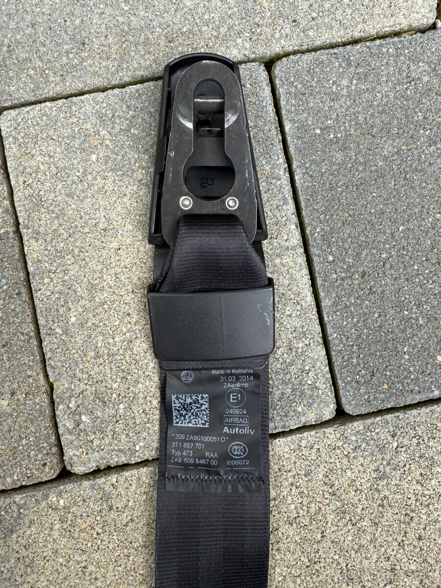 Bezpečnostný pás Škoda Superb LP - 6