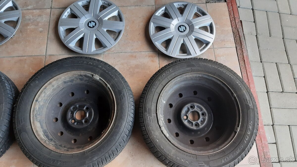 Zimné pneumatiky s diskami 4x100, 175/65 R15 - 6