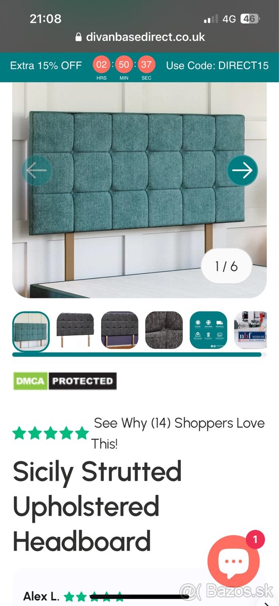 Postel s matracom SIMBA (x2) Cena dohodou - 6