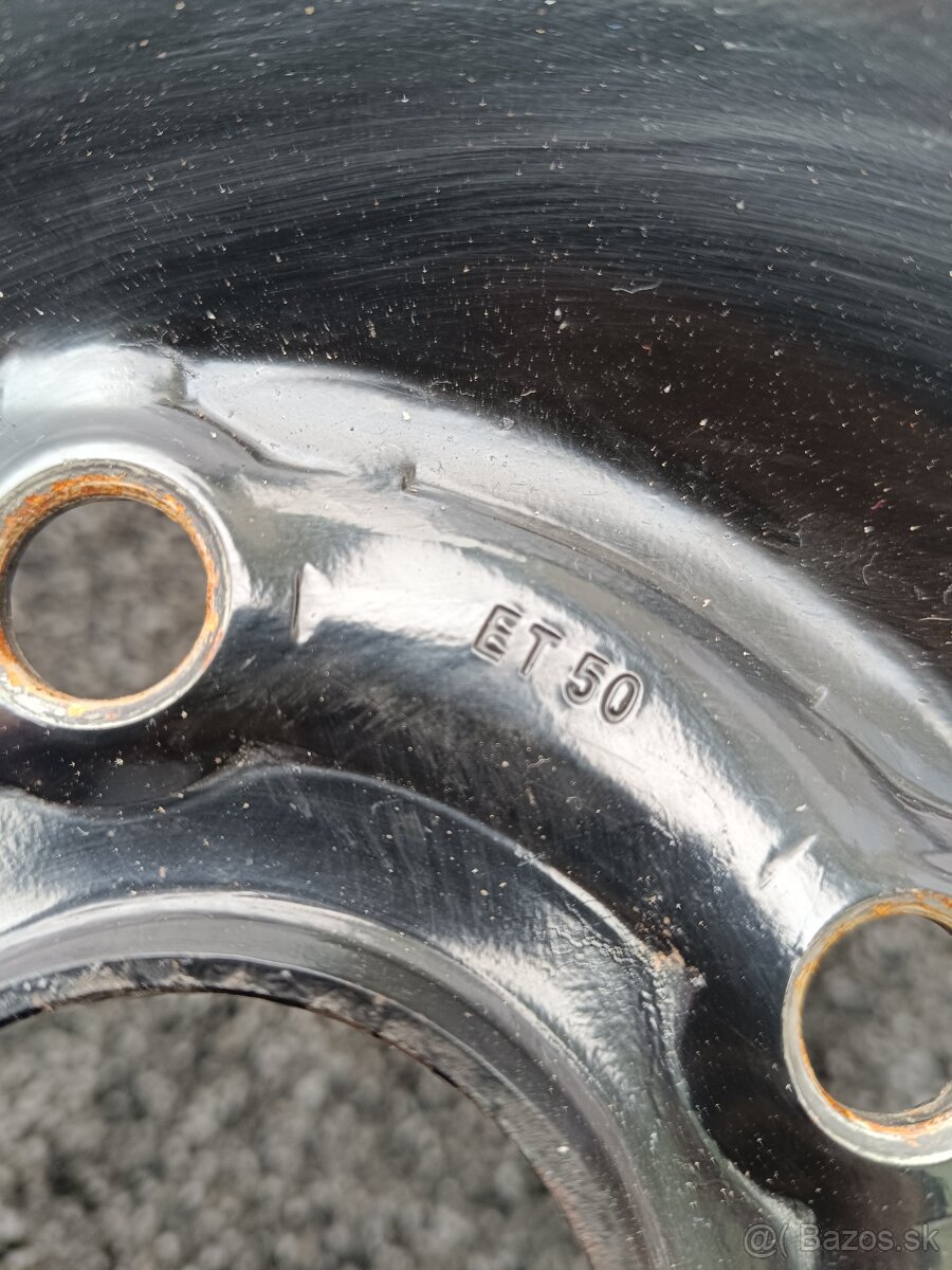 ✅5x112 R16 plechové disky - 6