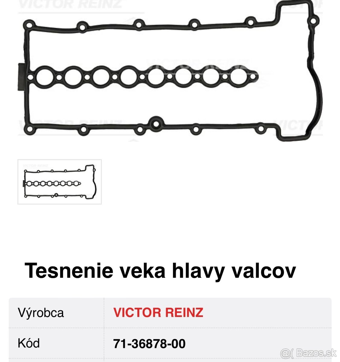 Veko ventilov BMW (pre motory: M47N2/M47TUD20) - 6