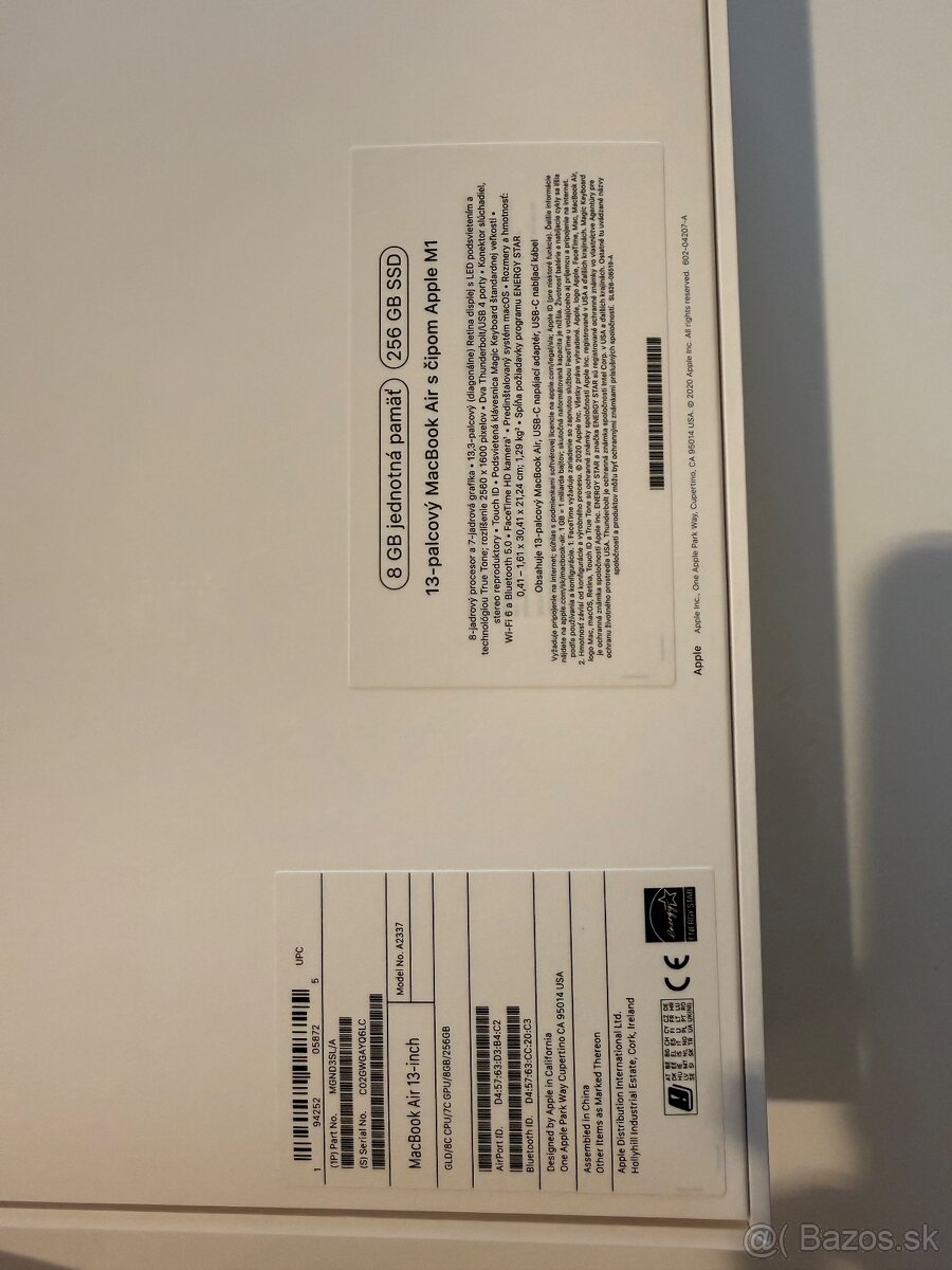 MacBook Air M1, rosegold 8GB, 256 GB - 6