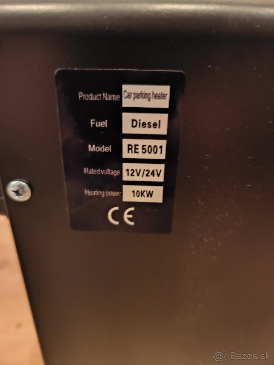 Nezavisle Bluetooth Naftove Kurenie 10 Kw 12V/24V/220V - 6