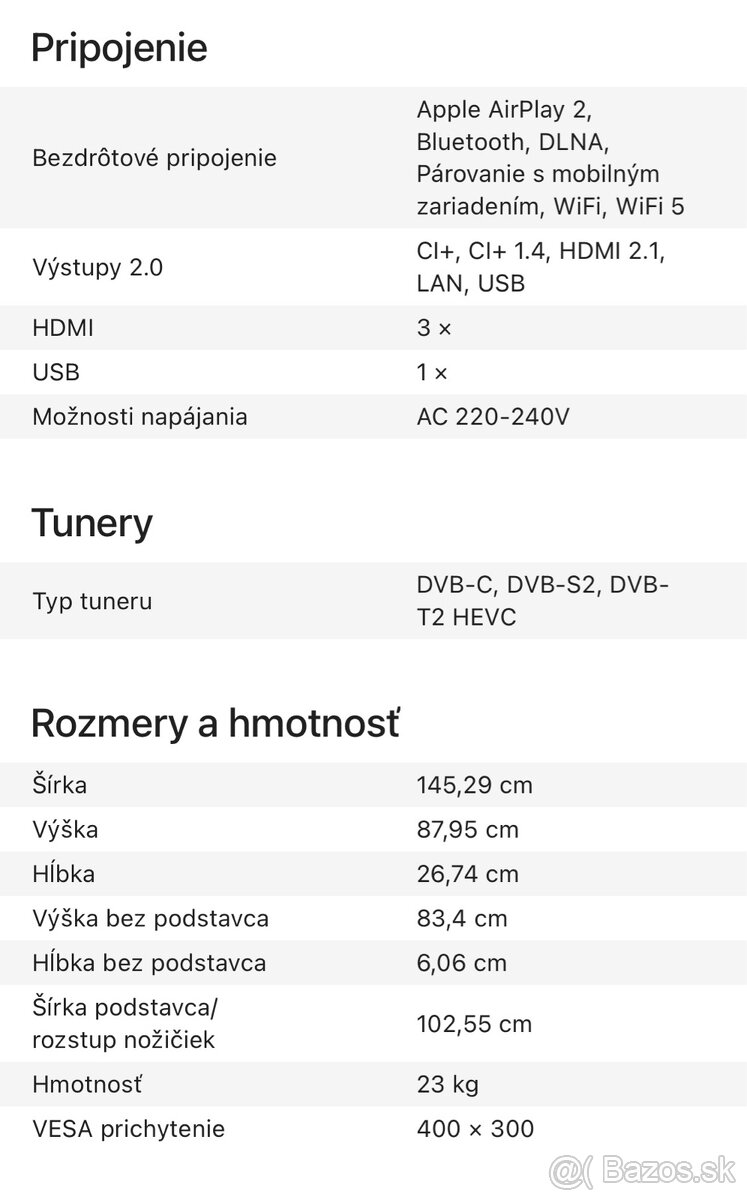 Televízor 65" Samsung UE65DU7172 - 6