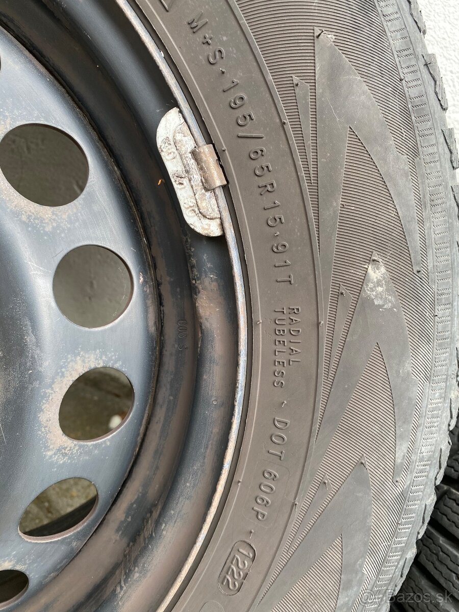 Plechové disky 195/65R15 5x112 - 6