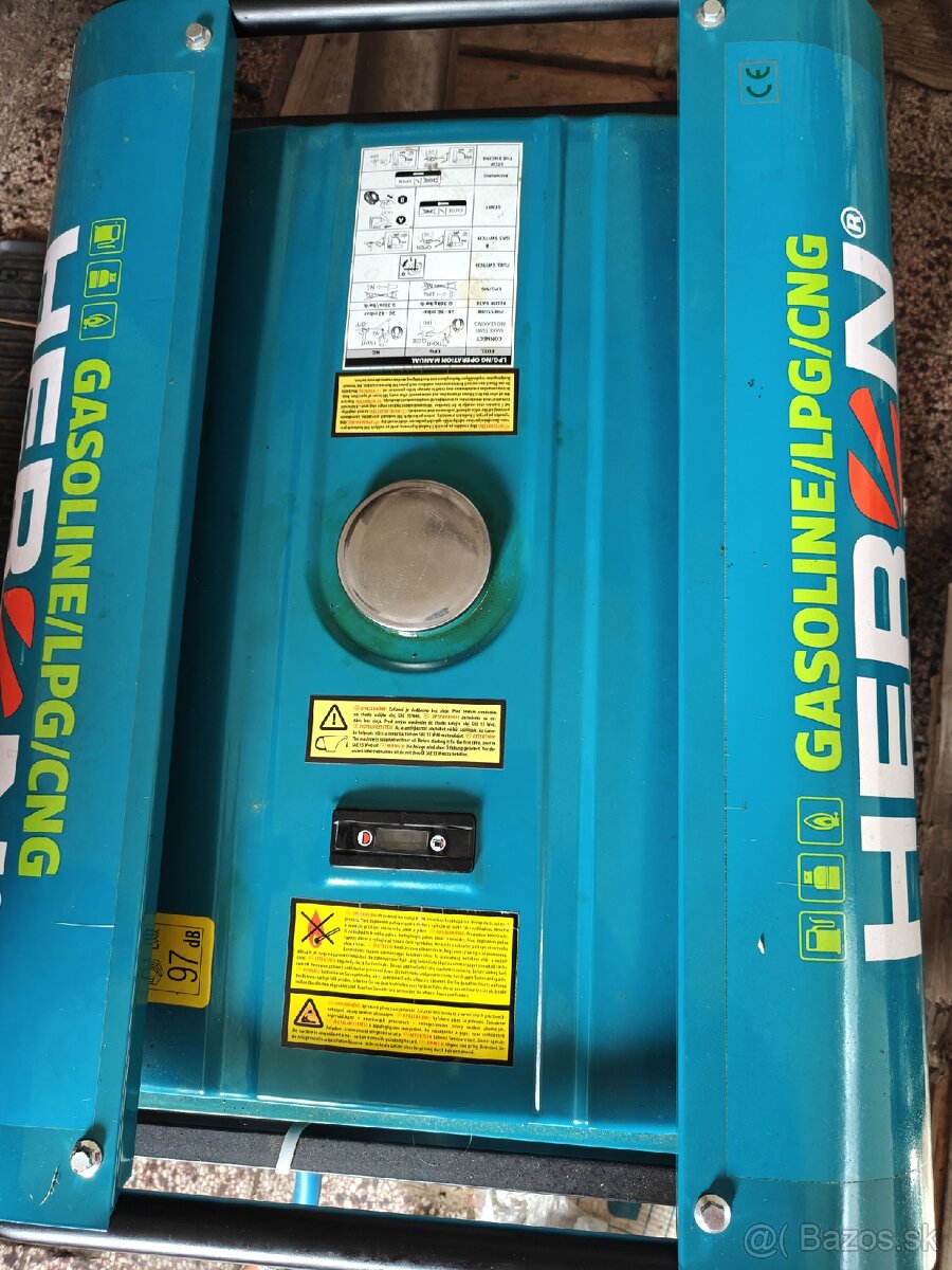 Generátor 5,5 kw. Benzín + plyn. - 6