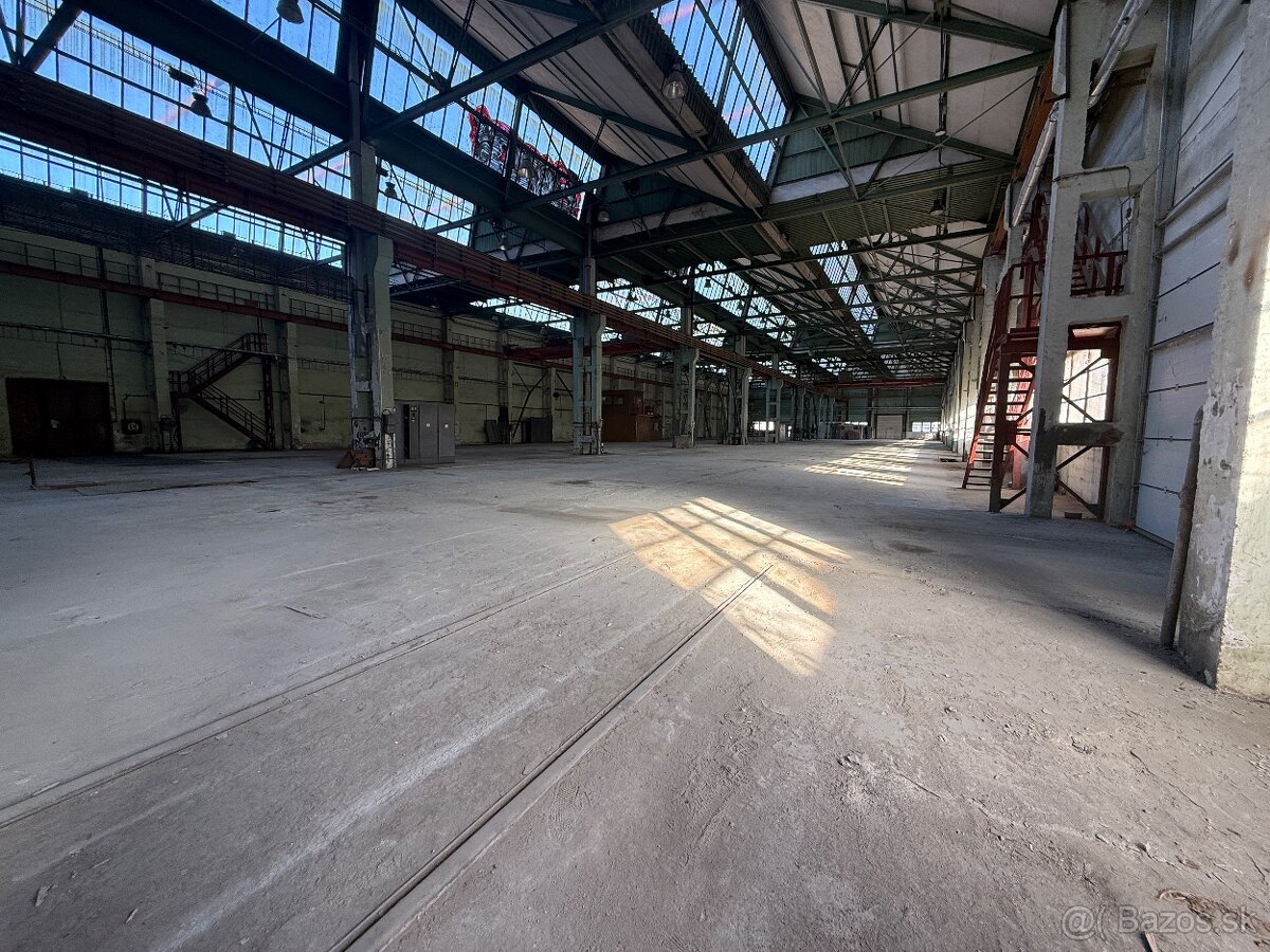 Na prenájom výrobné haly - 4320m2 / 3024m2 - Voľné ihned - 6