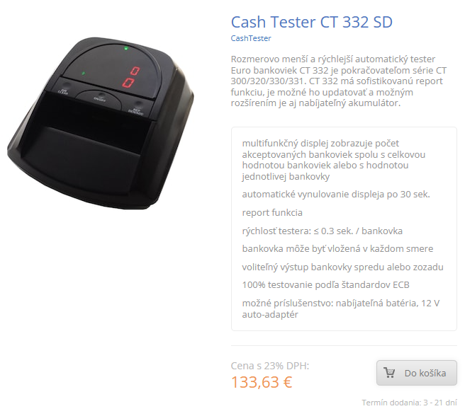 5x overovač bankoviek - 6