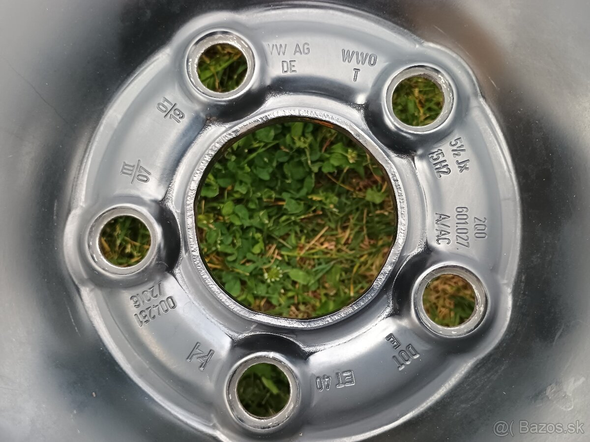 Plechové disky originál Škoda Fábia 4 "R15" - 6