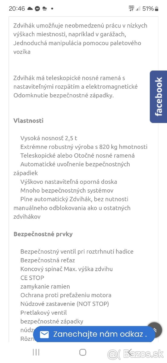 Predám jednostľpový zdvihák Rp tools - 6