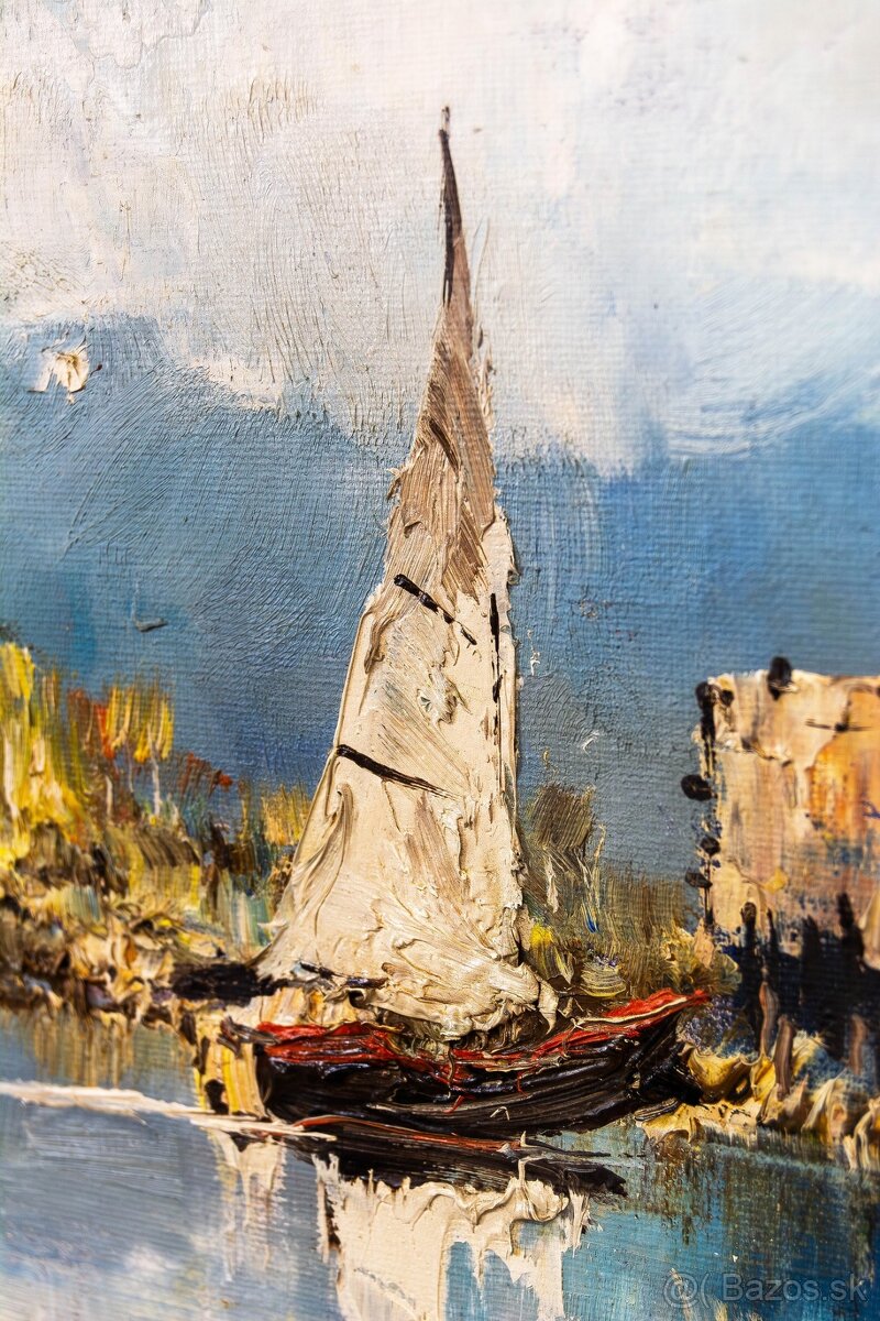 Veľké jazero, H.Fisher, 900 × 700 mm - 6