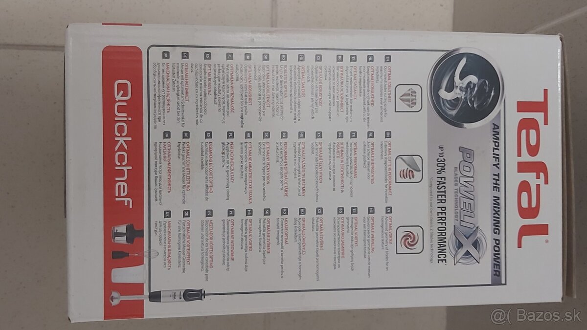 mixer tyčový zn.Tefal (spolu 4 časti v krabici) - 6