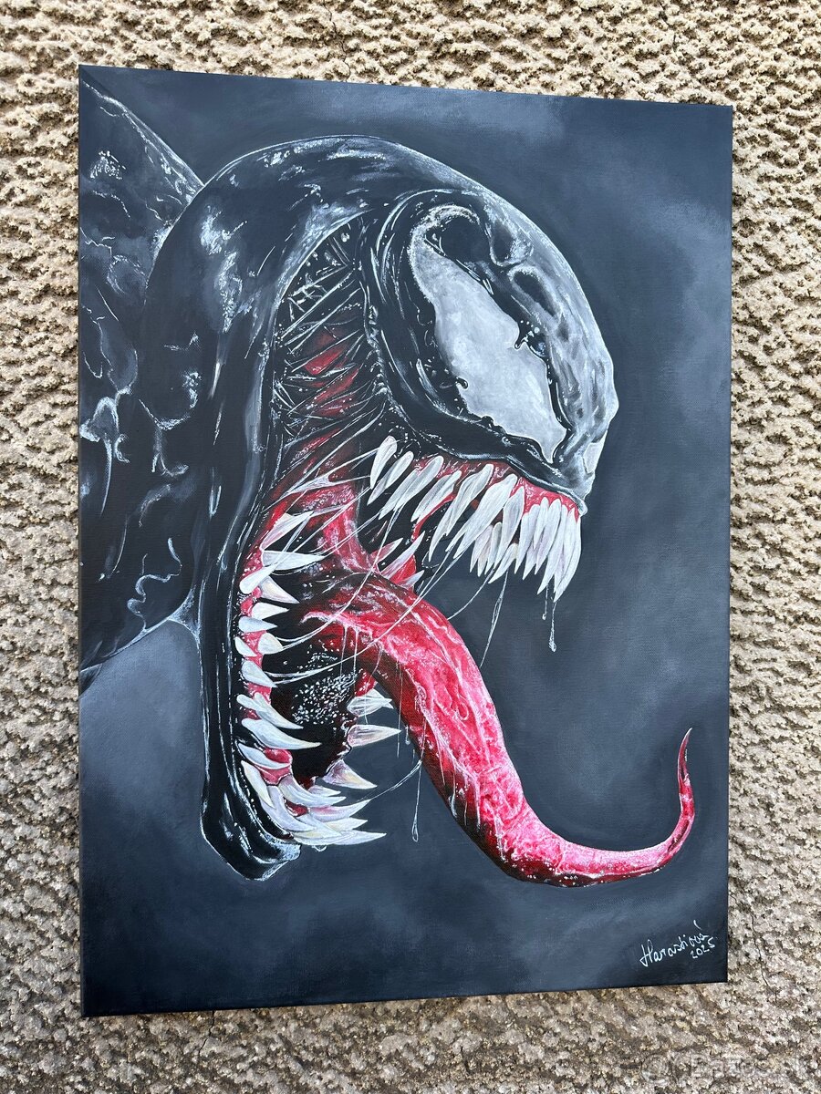 Ručne malovany obraz - 6