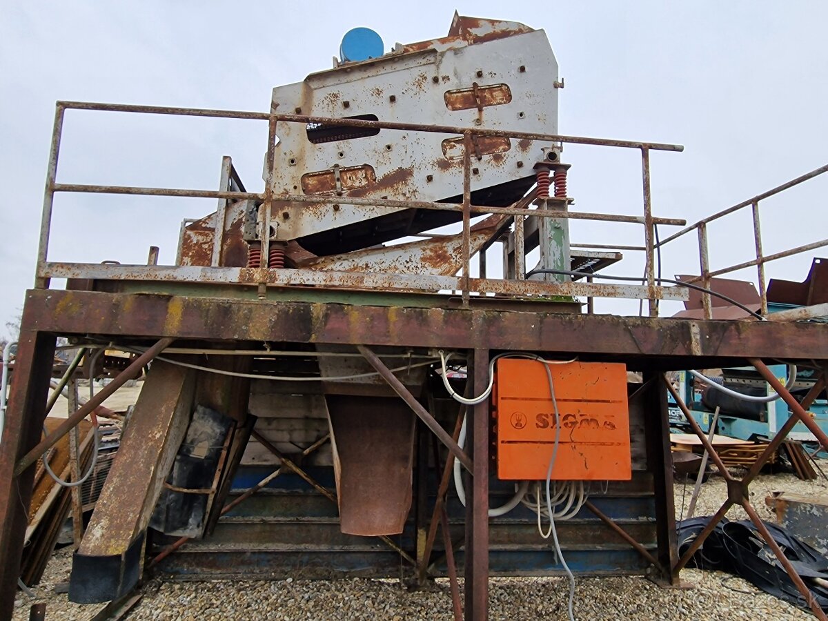 Trojsitný triedič štrko - pieskov (triedička) - 6