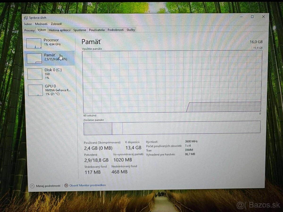Herné PCčko Ryzen 5 5600G/ RTX 3050 / 16GB/ 500Gb NvMe - 6
