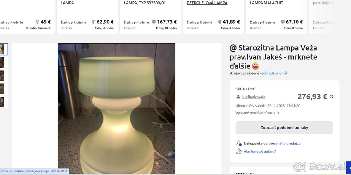 Šachová lampa VEŽA od Ivana Jakeša. - 6