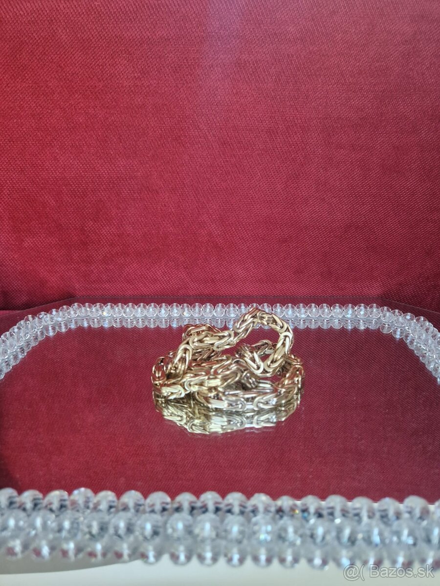 Luxusná Zlata retiazka Kráľovsky vzor 305,25g 14karatov. - 6