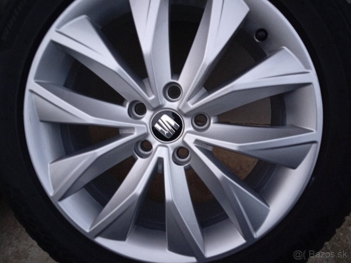 17"5x112 ET 45....215/55 R17 Seat Ateca zimná sada - 6