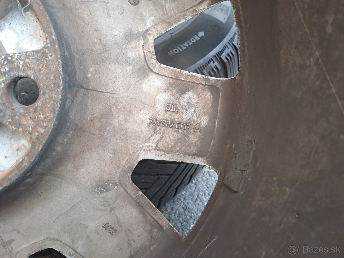 215/55/R17 - 5x112 zimná komplet sada - Pneumatiky 5mm - 6