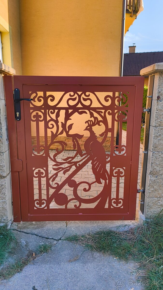 Vyrezávané vypalované dielce na plot, zábradlie, bránu - 6