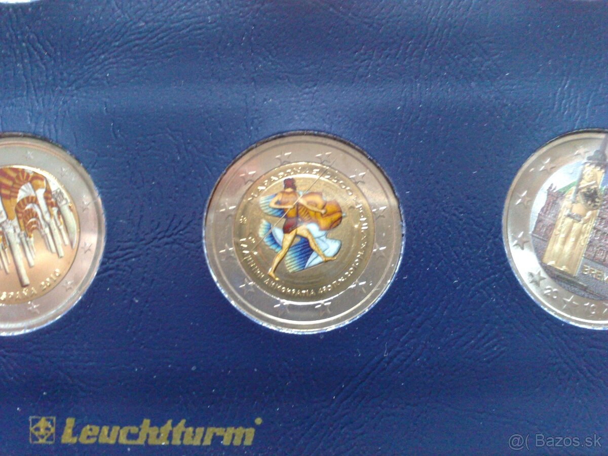 2 euro mince farebné - 6