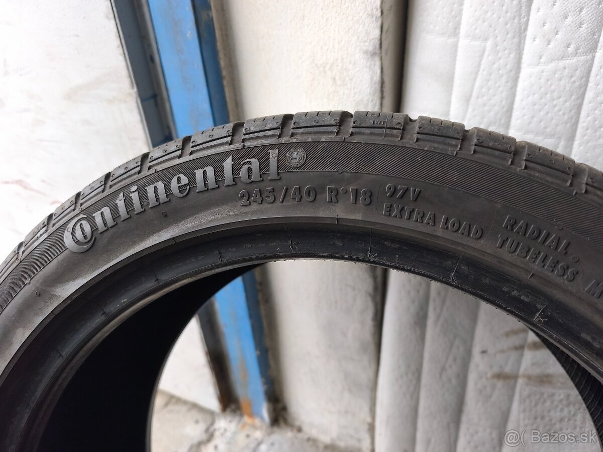 245/40 r18 zimné pneumatiky Continental - 6