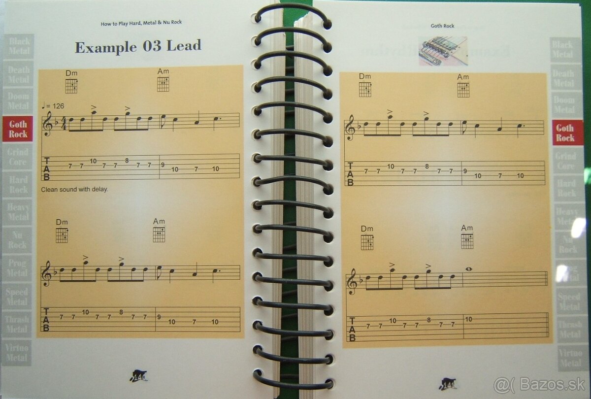 príručka hry na elektrickú gitaru - ladička na el. gitaru - 6