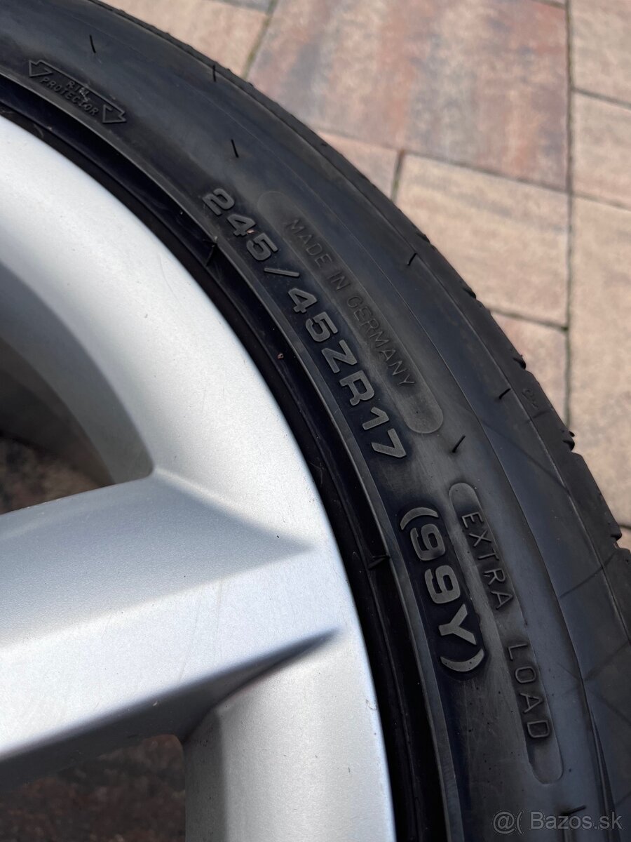 Orig. hliníkové disky Audi R17, 5x112 - 6