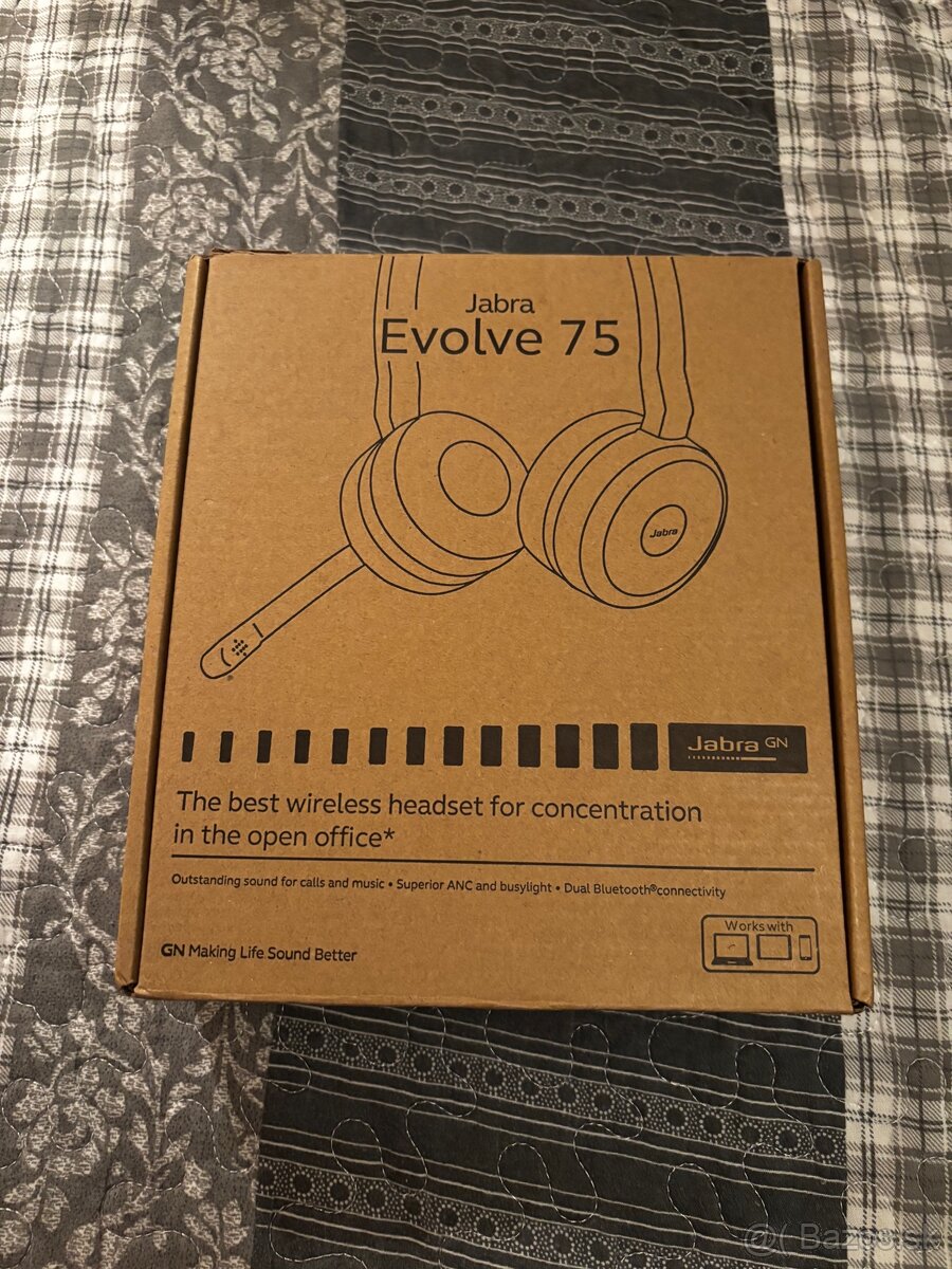 bluetooth Slúchadlá Jabra Evolve 75 SE MS - 6