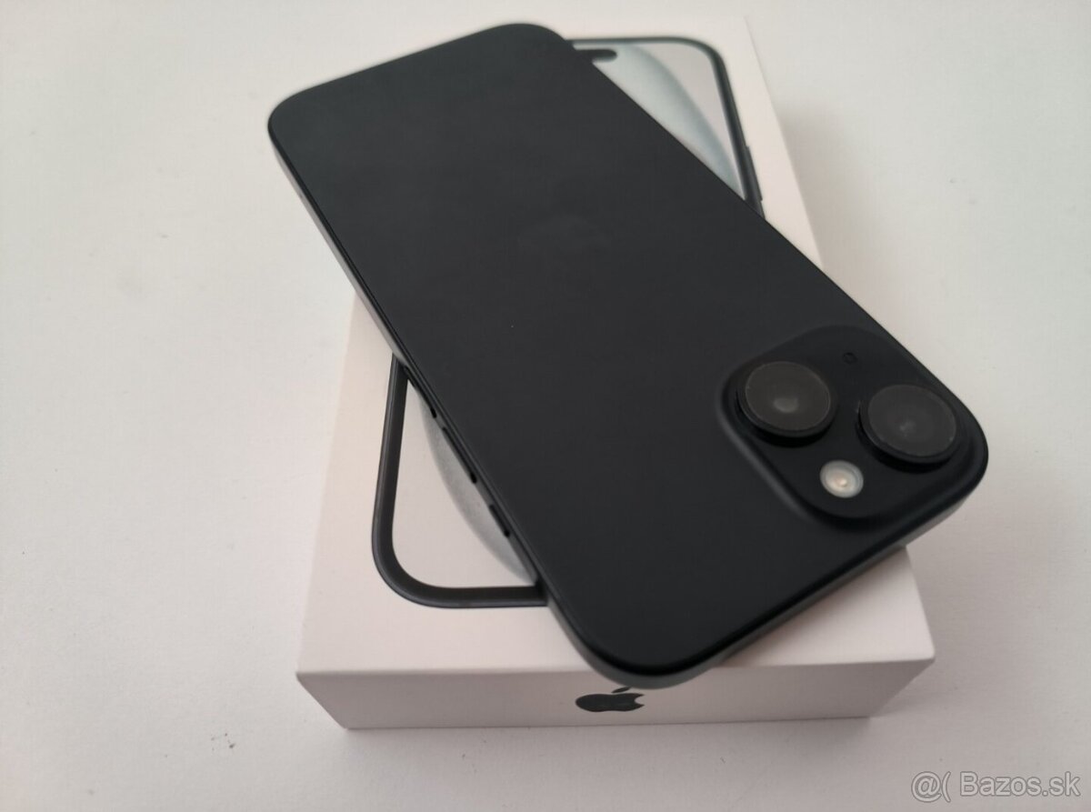 apple iphone 15 128gb Midnight / Batéria 100% - 6